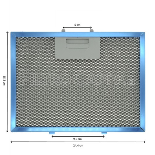 Filtres anti graisse métalliques Galvamet pour hottes