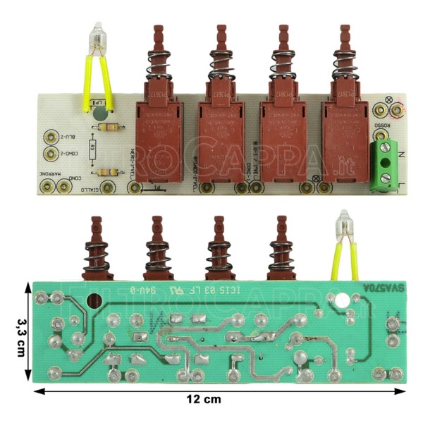 Tastatur für Galvamet T29 Dunstabzugshaube Sva570a R224016