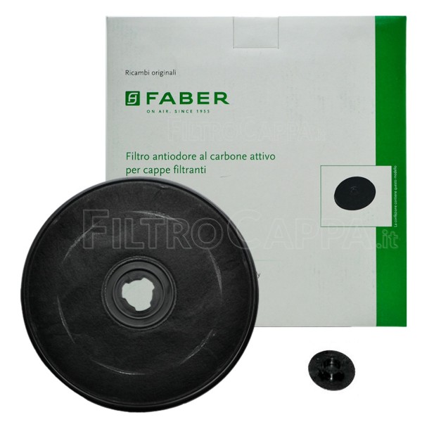 Diâmetro do filtro de carvão 23,2 cm para exaustores Faber PEÇA DE REPOSIÇÃO GENUÍNA 112.0157.238