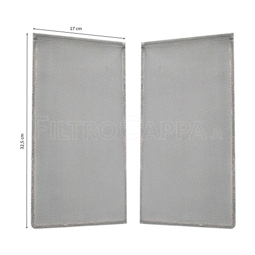 Filtro in Alluminio Metallico Antigrasso 208 x 295 mm per Cappa Tecnowind  Candy 00SP00290BX