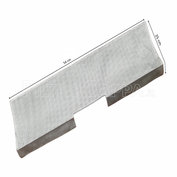 Aluminium-Metall-Filter 25 x 54 cm für Dunstabzugshauben von Faber, Smeg, Electrolux 133.0053.055