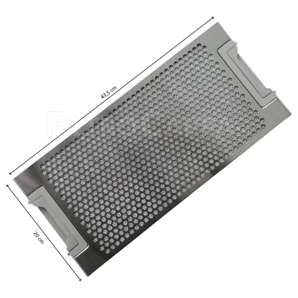 Filtre métallique anti-graisse pour hotte aspirante 43,5 x 20 cm Elica Eliplane 240BEX2 GR01333