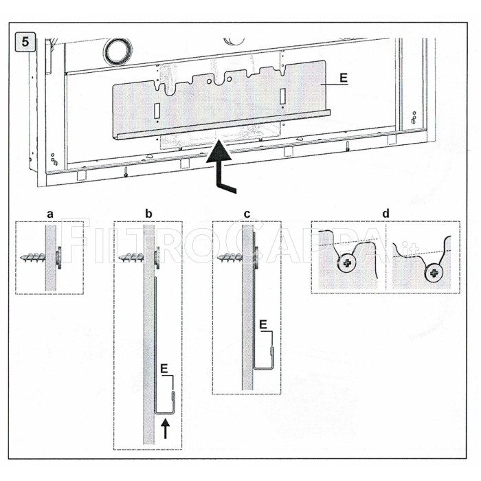 F4 KIT 2 C.F. 14B FAB KIT CHARCOAL FILTER WITH BRACKET COOKER HOOD FABER  IN-NOVA 112.0441.093