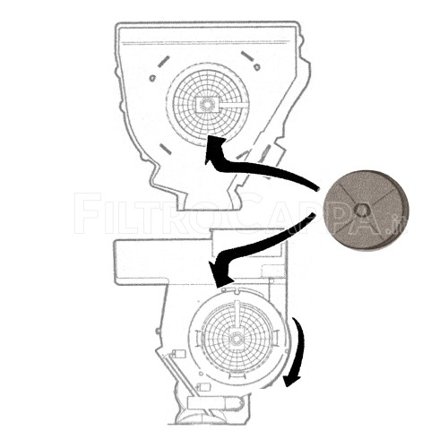 LAMPENABDECKUNG 44 X 7 5 CM FÜR DUNSTABZUGSHAUBEN ELICA TURBOAIR