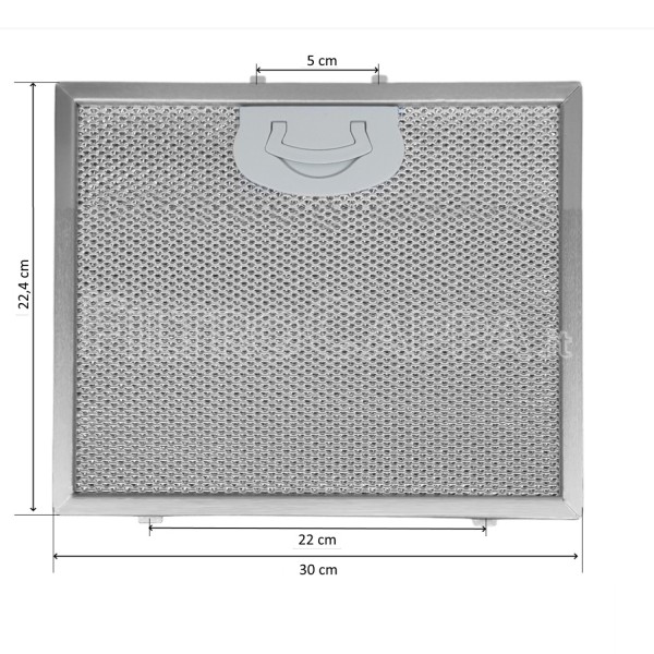 Metal Filter 30 x 22,4 cm for AIRONE Cooker Hood ACFMAA9X30X22MC000