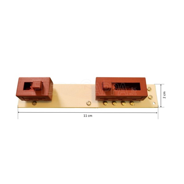 SLIDER SCHEDA COMANDI PER CAPPA ELICA TURBOAIR EX77 BE1BBA