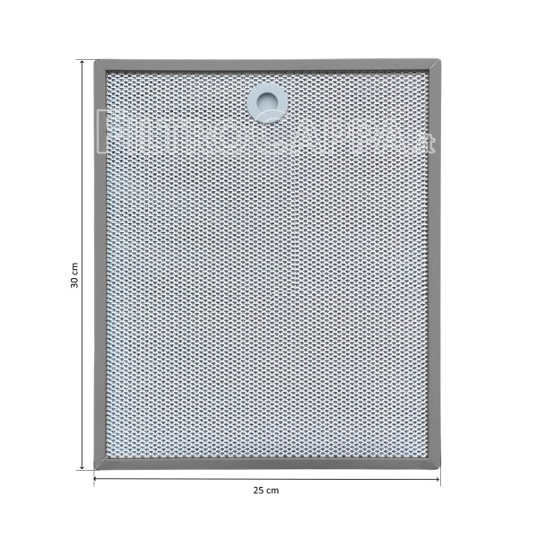 Filtro metálico de 25 x 30 cm para campana extractora Star Whirpool 488000059862