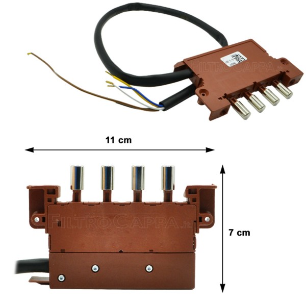 TASTATUR FÜR DUNSTABZUGSHAUBEN ELICA AGC0108266