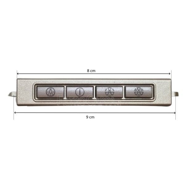 Tastatur 4 Tasten für Dunstabzugshaube Elica Original Ersatzteil CU1SXA