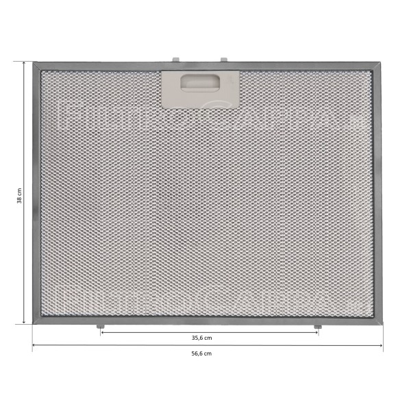 Metal Filter 56,6 x 38 cm for Elica KREA Cooker Hood GF08KA