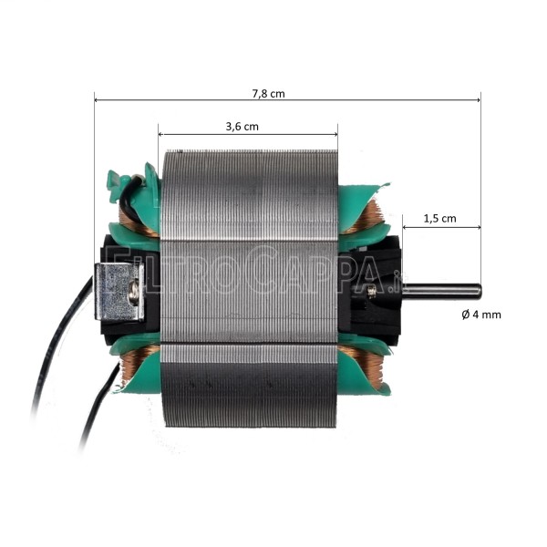 Motore Cuscinetti per Estrattori a Parete Vortice MF 150/6 1.325.000.399