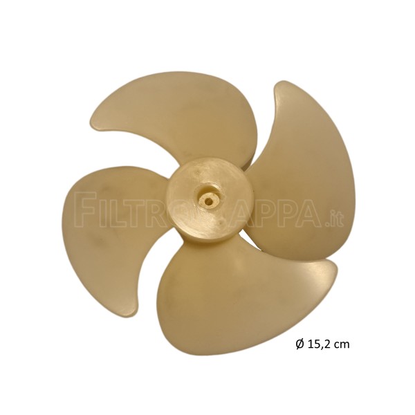 Fan impeller 15,2 CM for Vortice DEUMIDO ELECTRONIC E10 1.211.000.006