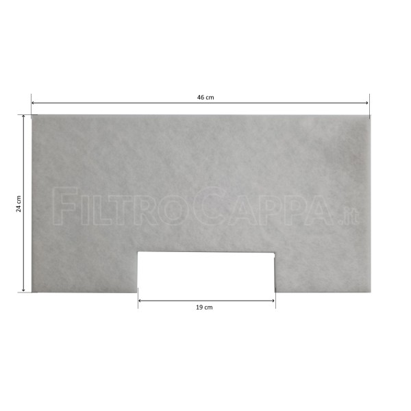 Fettfilter 46 x 24 cm für Elica Turboair EX77 1010MC Haube