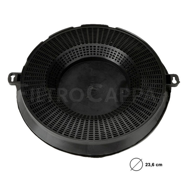 Charcoal Filter 23,6cm diameter for Elica Vega Cooker Hood mod 48 KIT0161386