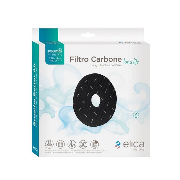 Filtro carbone rigenerabile HP LONG LIFE per Cappa ELICA KIT0161410