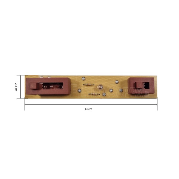 Control board slider for ELICA GARDA Cooker Hood 2012CG/R