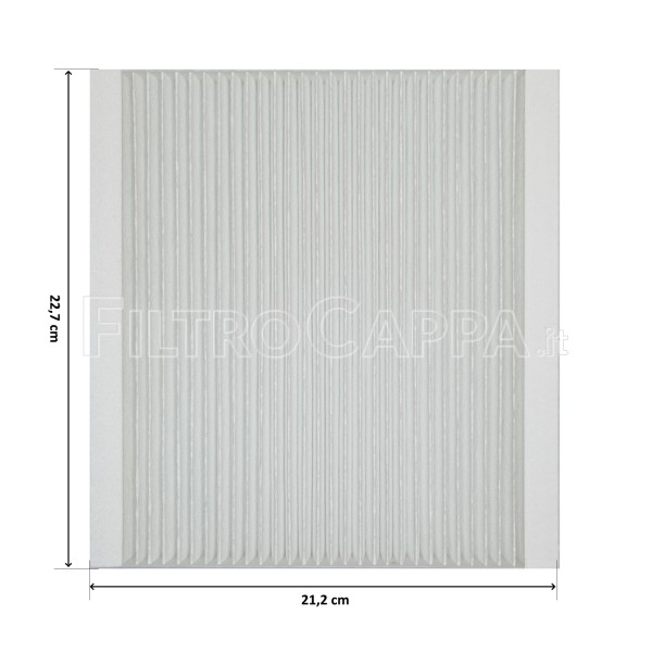 Filter M5 227X212X24 for VORTICE VORT HRI 200 PHANTOM 11290 21431