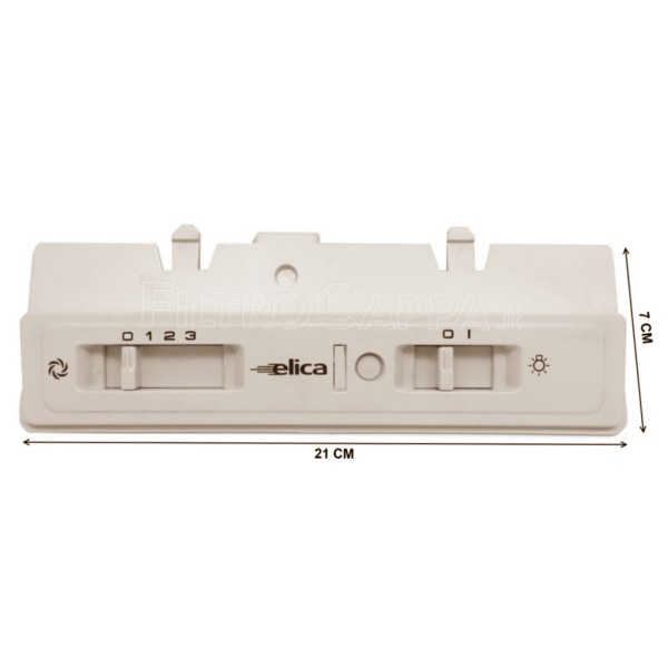 Slider control dashboard for Cooker Hood ESTRAIBILE ELICA CR02236