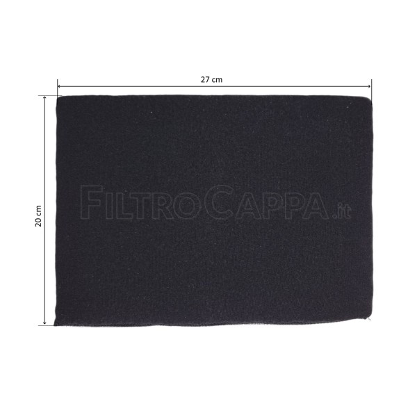 FILTRO CARBONE AIRONE LONG LIFE LAVABILE 20 X 27 X 1 CM ORIGINALE PCRL1