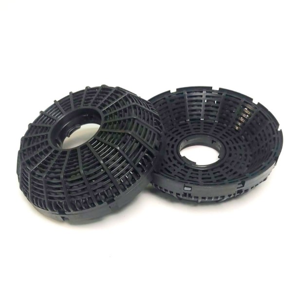 Charcoal filter (2 pcs) 12,5 cm diameter for Silverline Cooker Hood YT971.1000.104