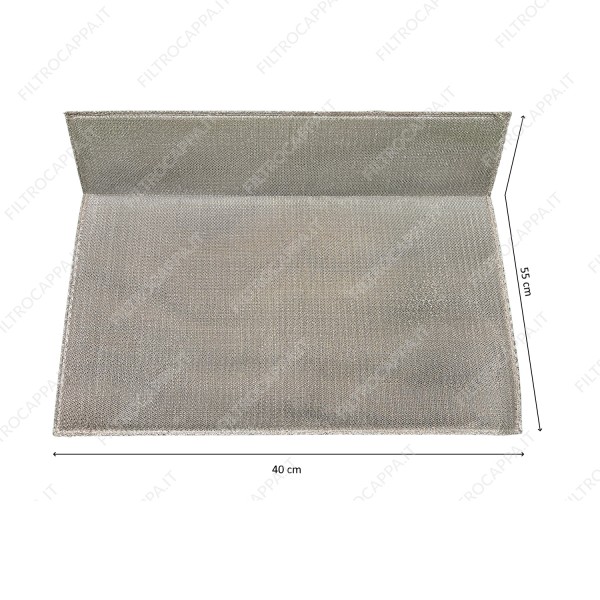 Filtro metallico Alluminio 55 x 40 cm per cappa Faber Franke FB2906 133.0053.061