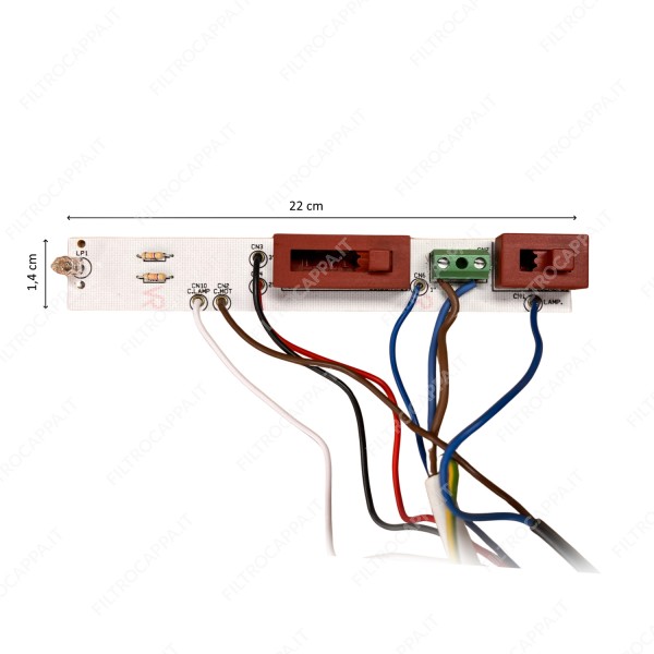 Carte de commande à curseur pour hotte aspirante Airone CECCSL0000CL100001