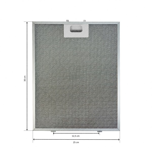 Filtre métallique en aluminium 30 x 25 cm Electrolux Max Fire 144200350