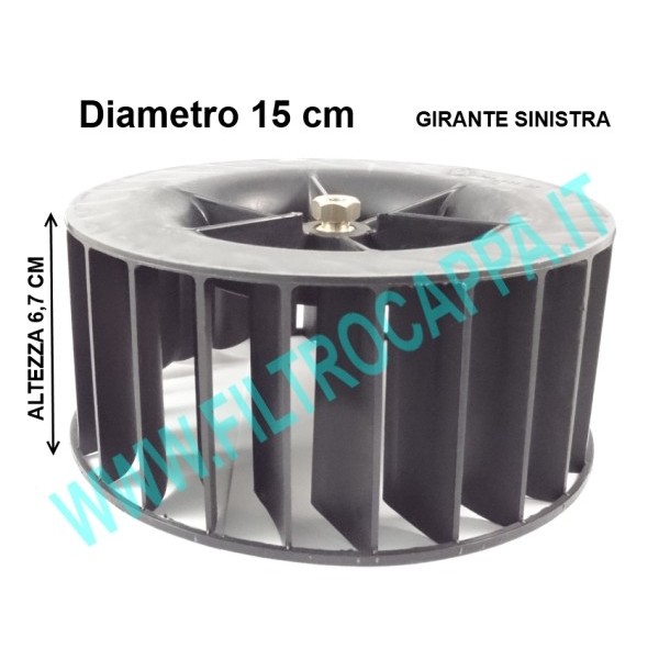 VENTOLA GIRANTE MOTORE DIAMETRO 15 CM FABER FRANKE